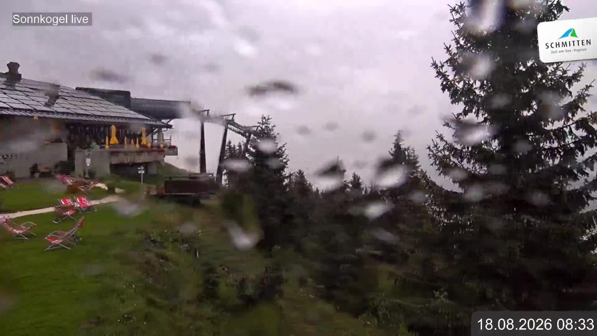 Archiv Foto Webcam Schmitten: Restaurant und Spielplatz Sonnkogel