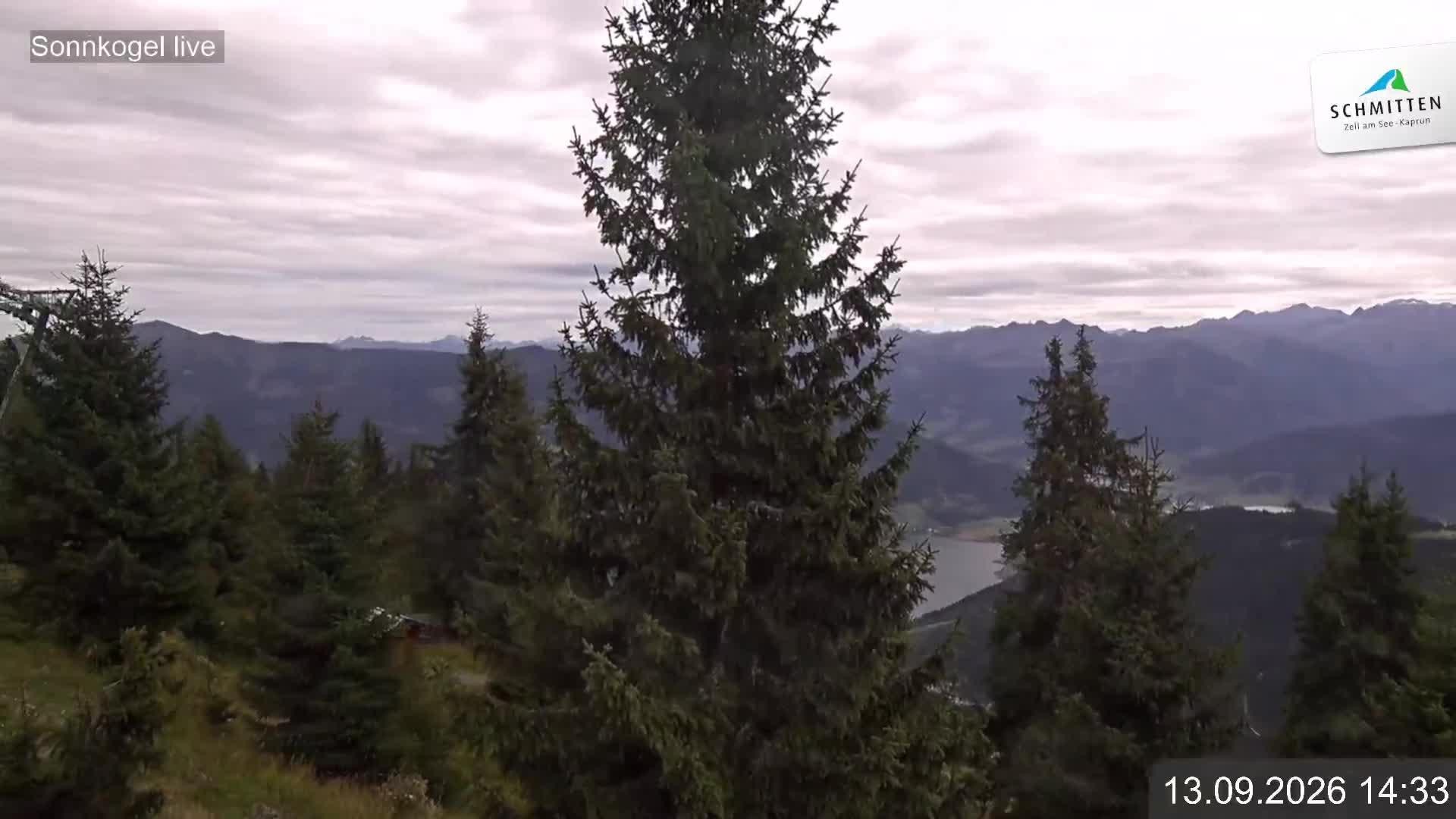 Archiv Foto Webcam Schmitten: Restaurant und Spielplatz Sonnkogel