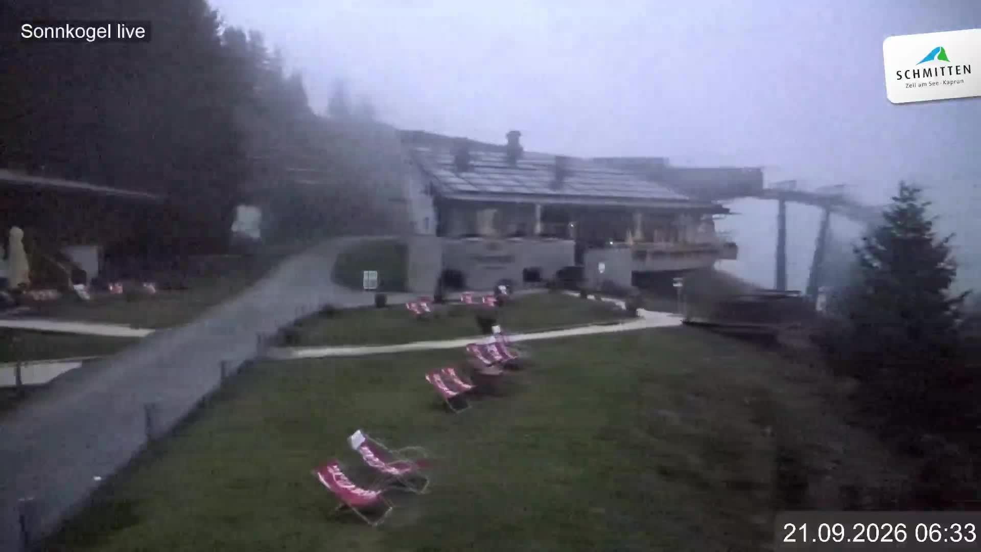 Archiv Foto Webcam Schmitten: Restaurant und Spielplatz Sonnkogel