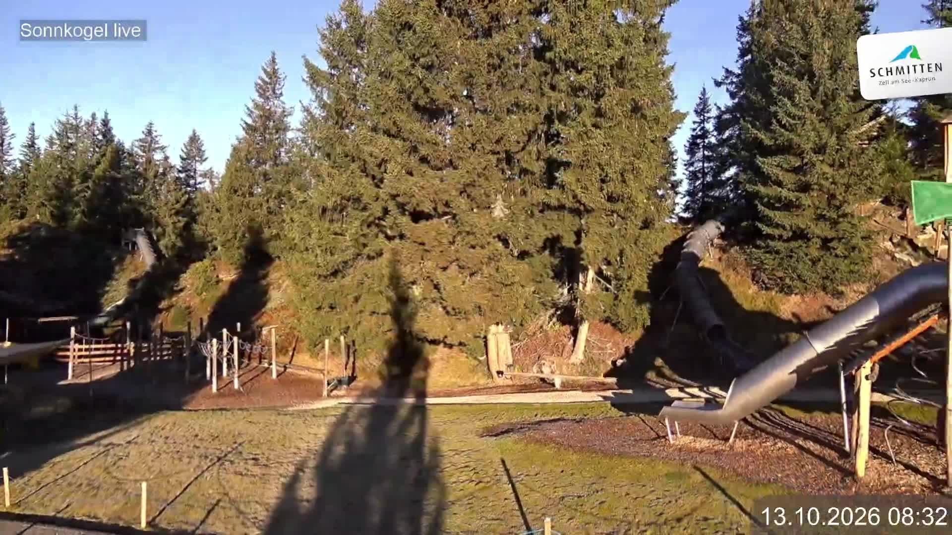 Archiv Foto Webcam Schmitten: Restaurant und Spielplatz Sonnkogel