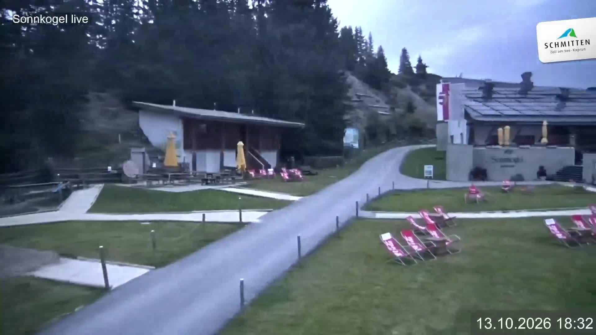 Archiv Foto Webcam Schmitten: Restaurant und Spielplatz Sonnkogel