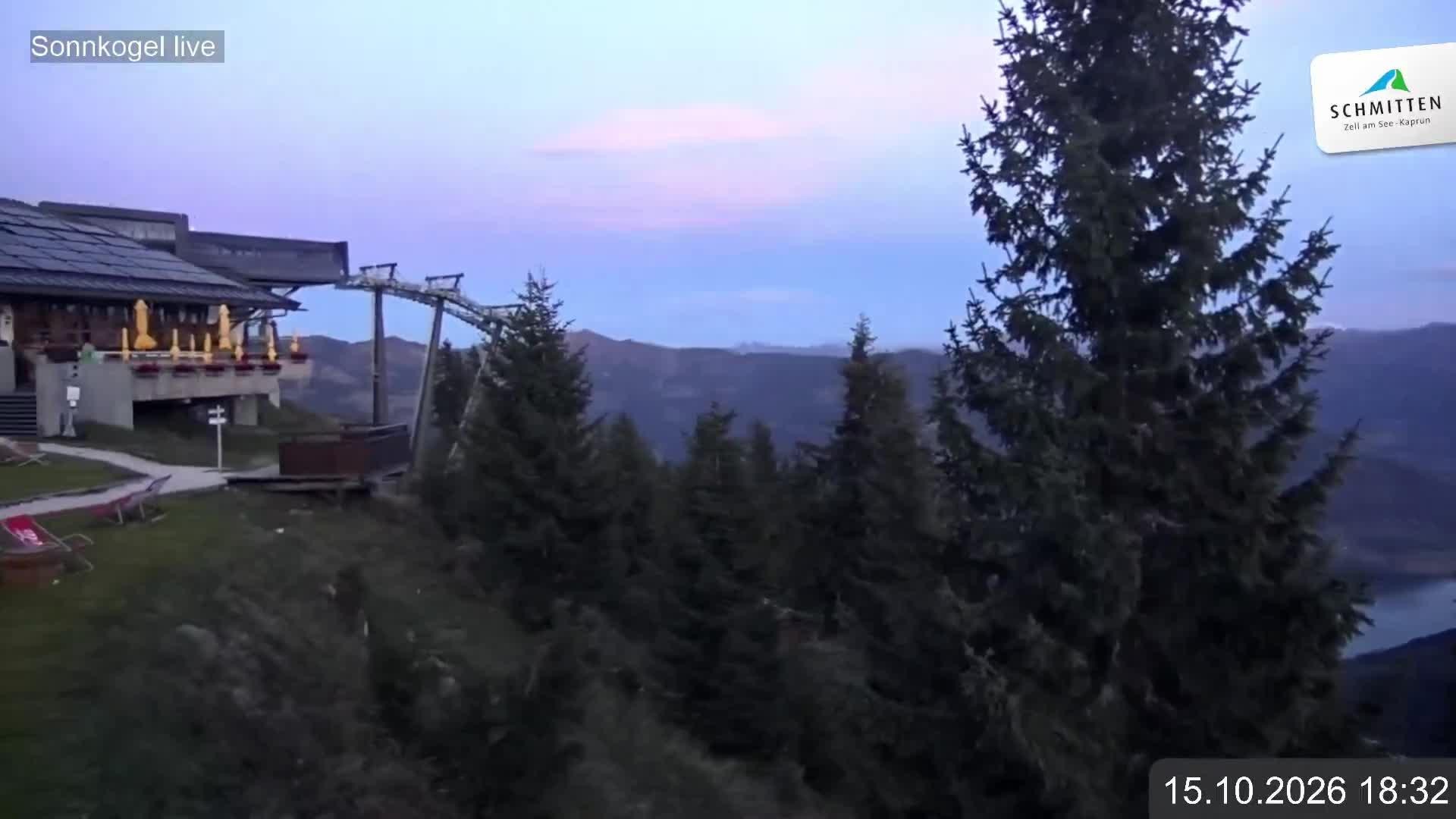 Archiv Foto Webcam Schmitten: Restaurant und Spielplatz Sonnkogel