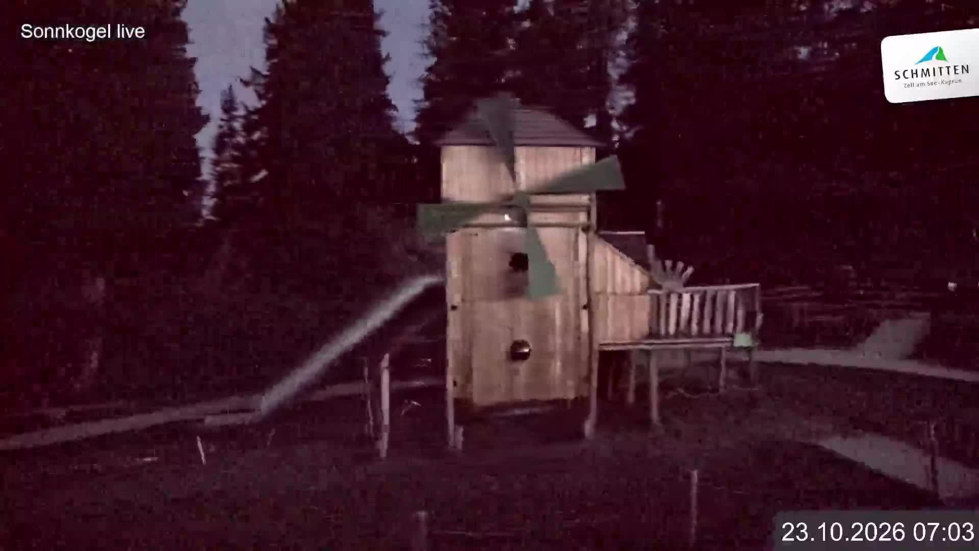 Archiv Foto Webcam Schmitten: Restaurant und Spielplatz Sonnkogel