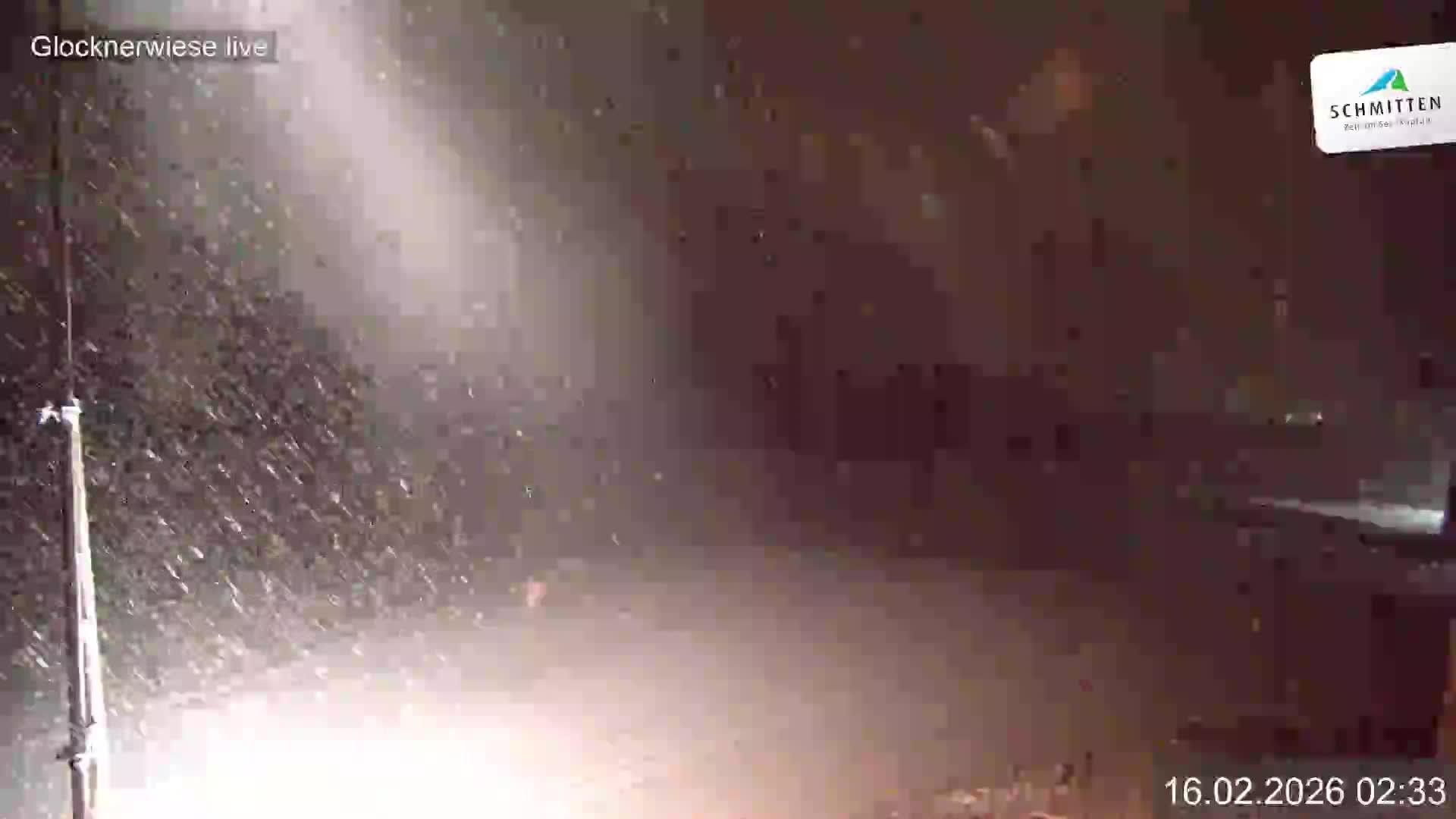 Archiv Foto Webcam Schmittenhöhe: Blick auf die Glocknerwiese