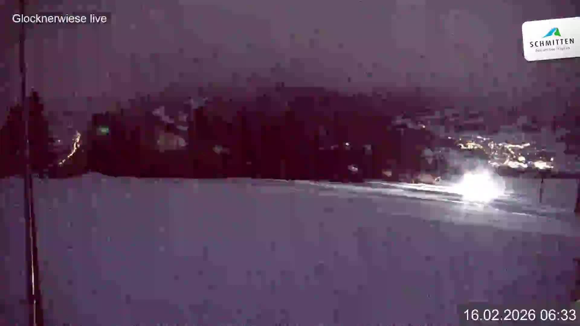 Archiv Foto Webcam Schmittenhöhe: Blick auf die Glocknerwiese