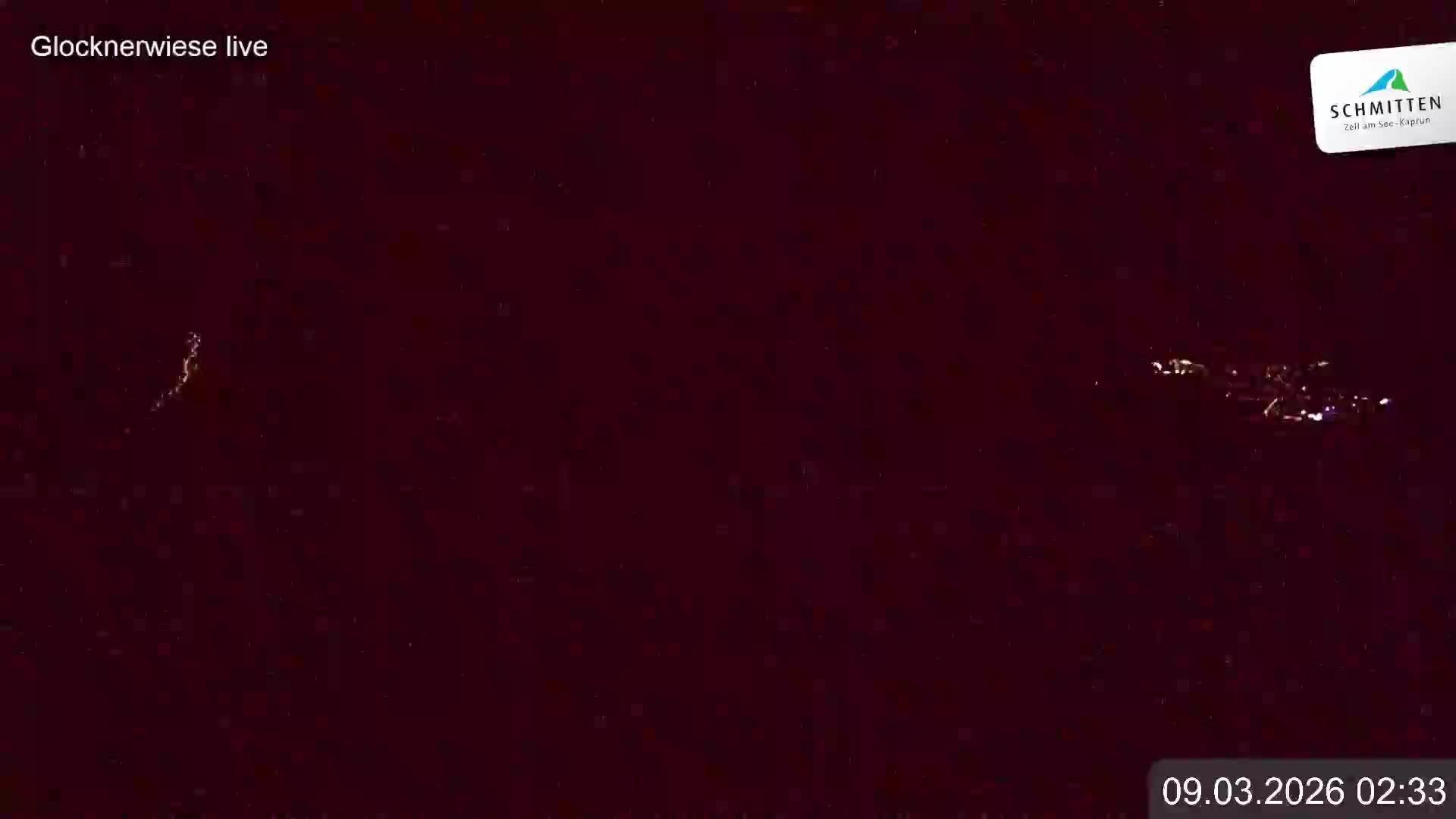 Archiv Foto Webcam Schmittenhöhe: Blick auf die Glocknerwiese