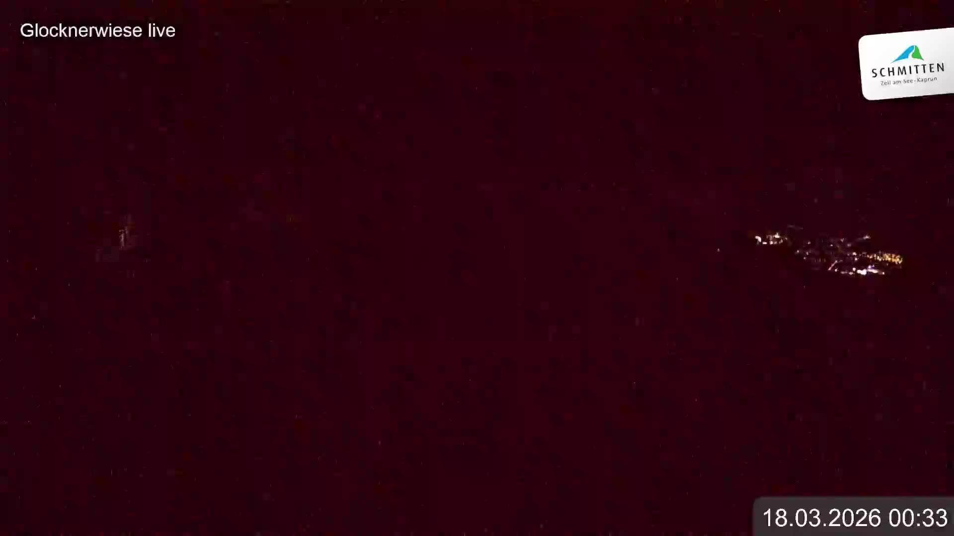 Archiv Foto Webcam Schmittenhöhe: Blick auf die Glocknerwiese