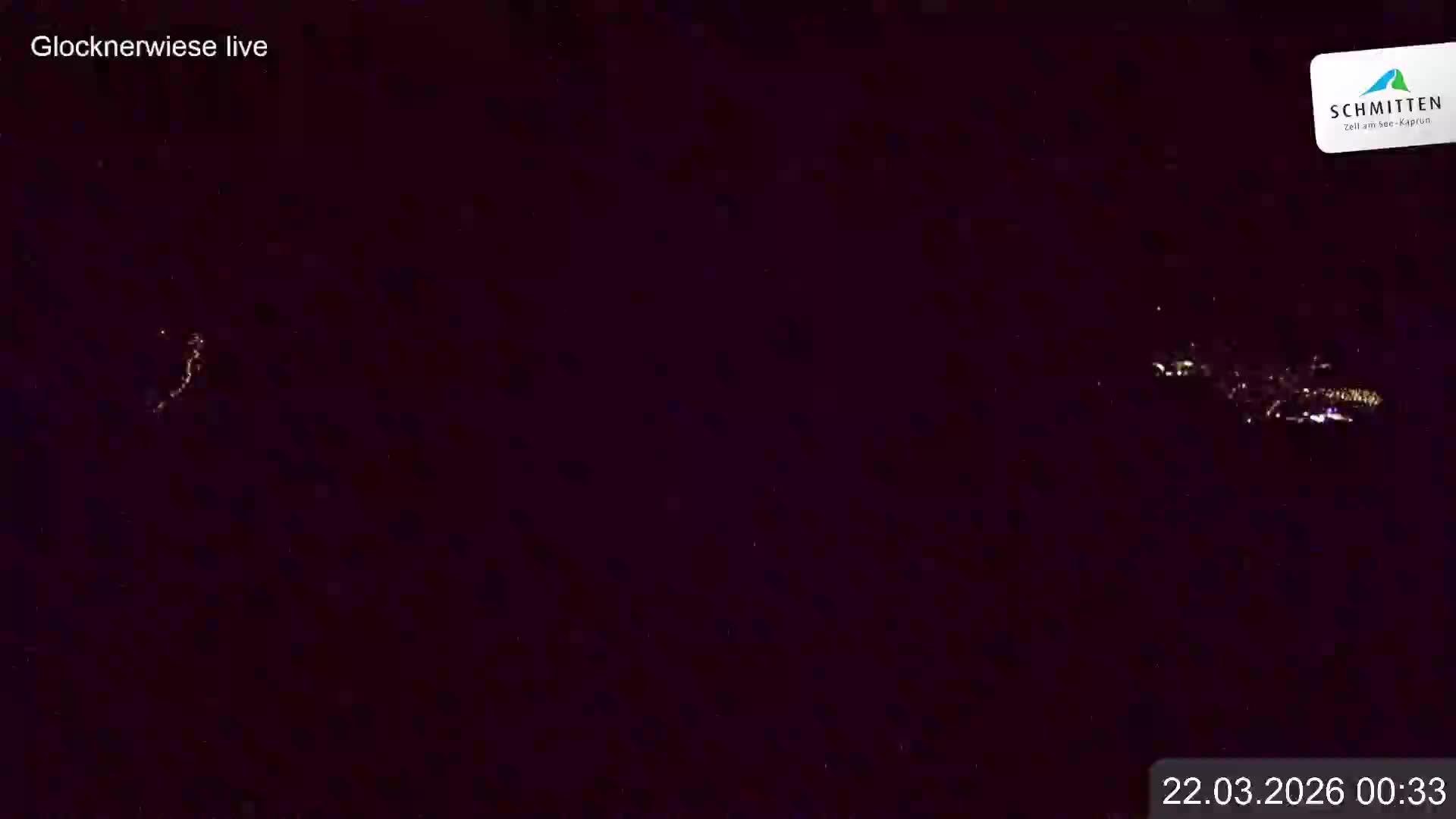 Archiv Foto Webcam Schmittenhöhe: Blick auf die Glocknerwiese