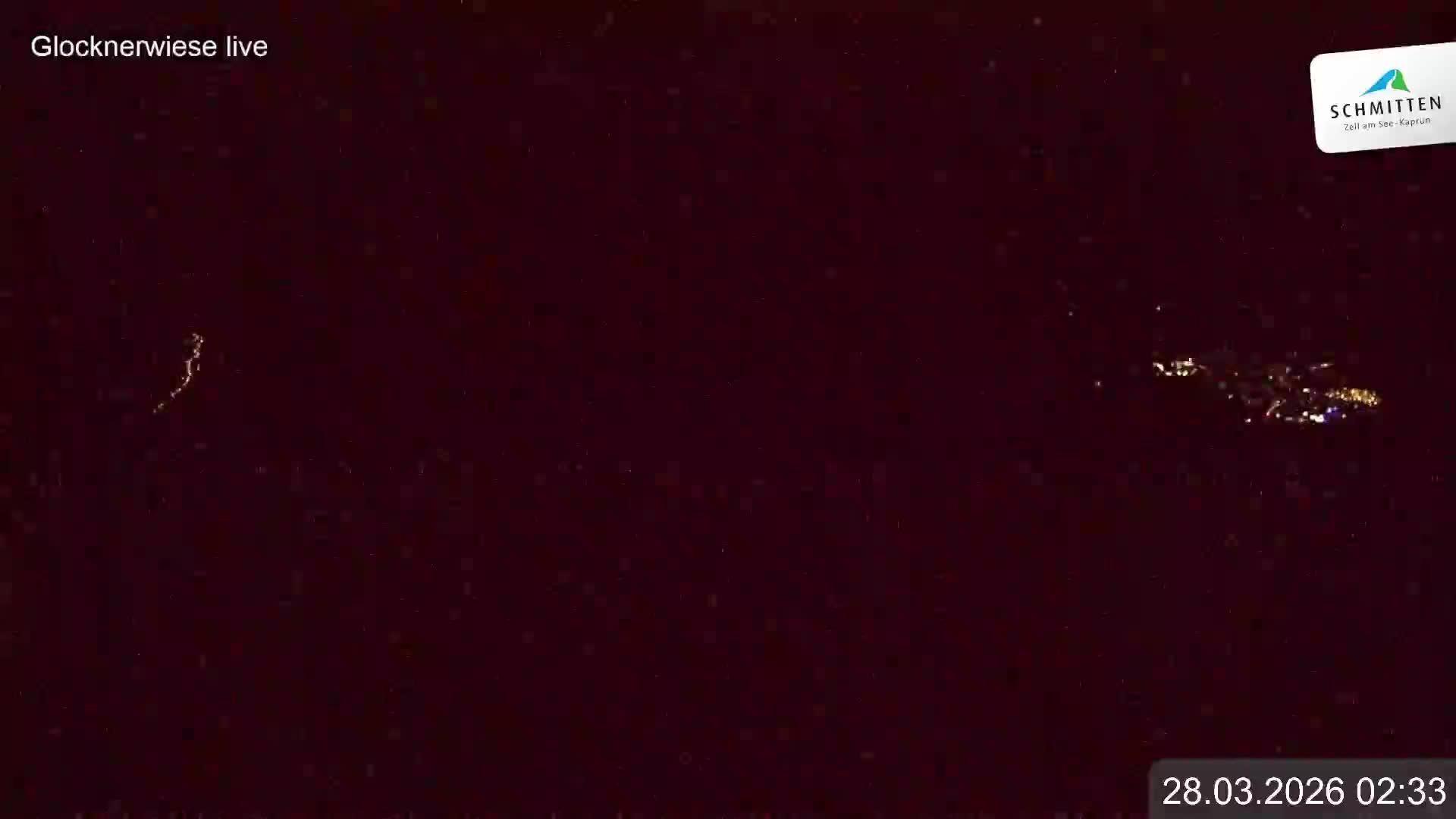 Archiv Foto Webcam Schmittenhöhe: Blick auf die Glocknerwiese