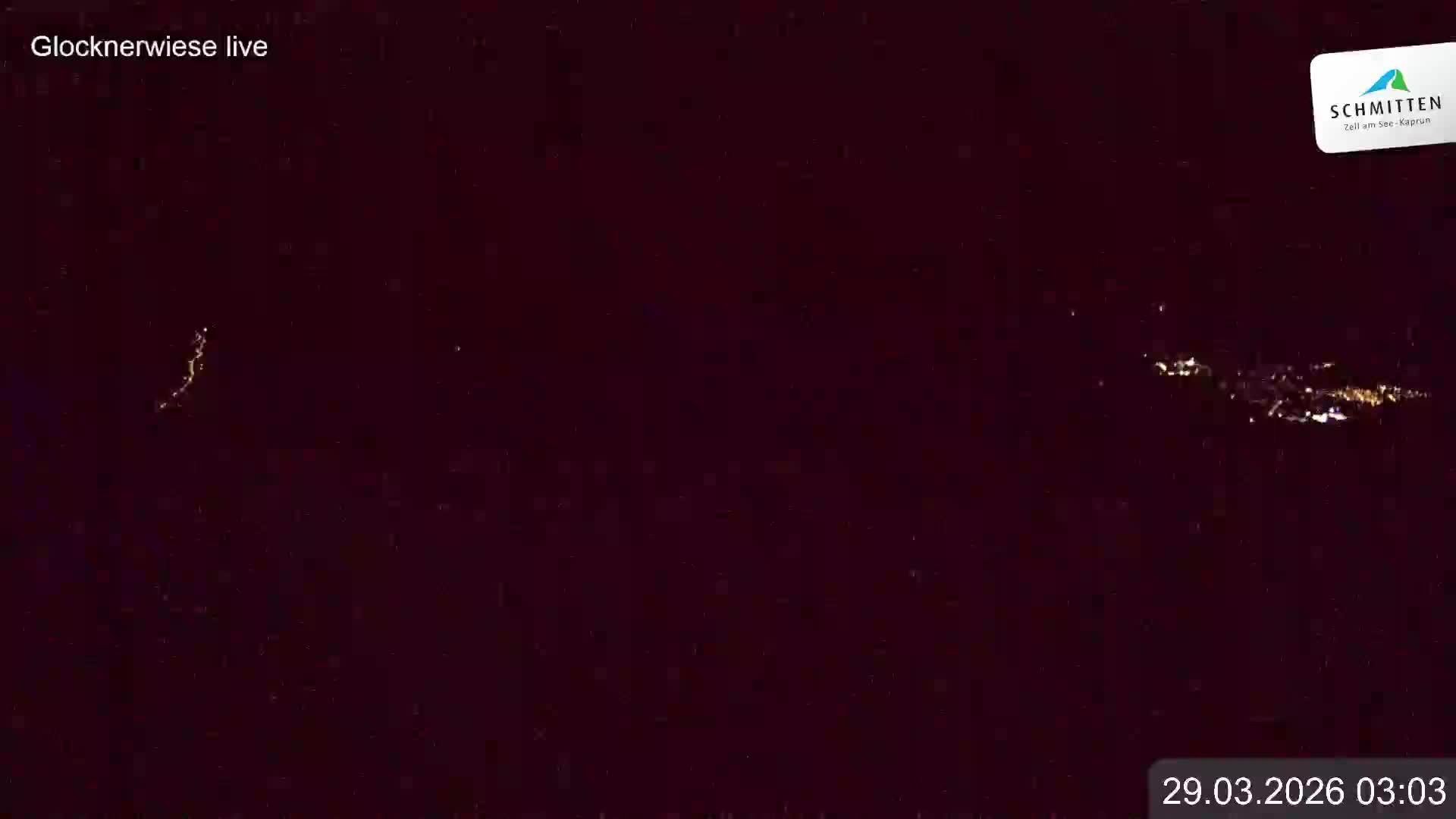 Archiv Foto Webcam Schmittenhöhe: Blick auf die Glocknerwiese