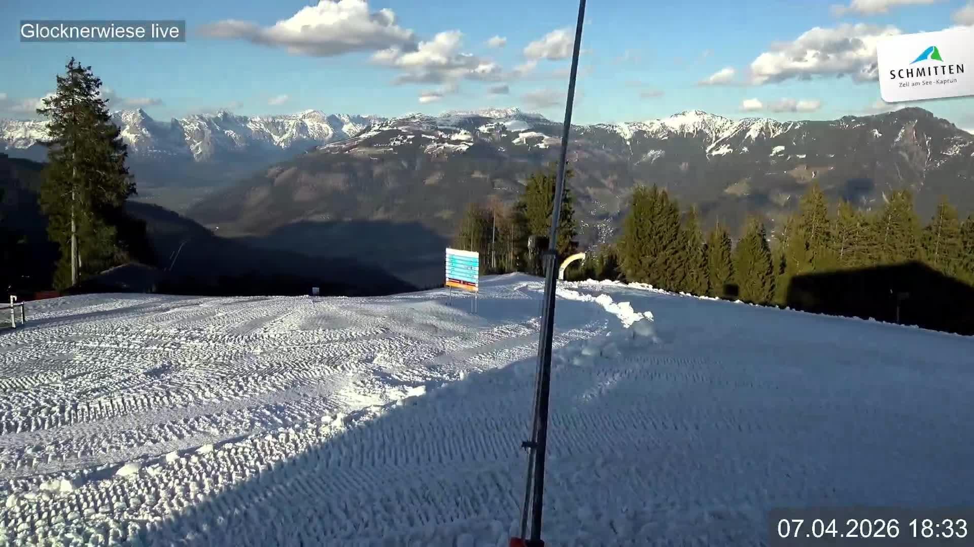 Archived image Webcam Schmitten - View Glockner