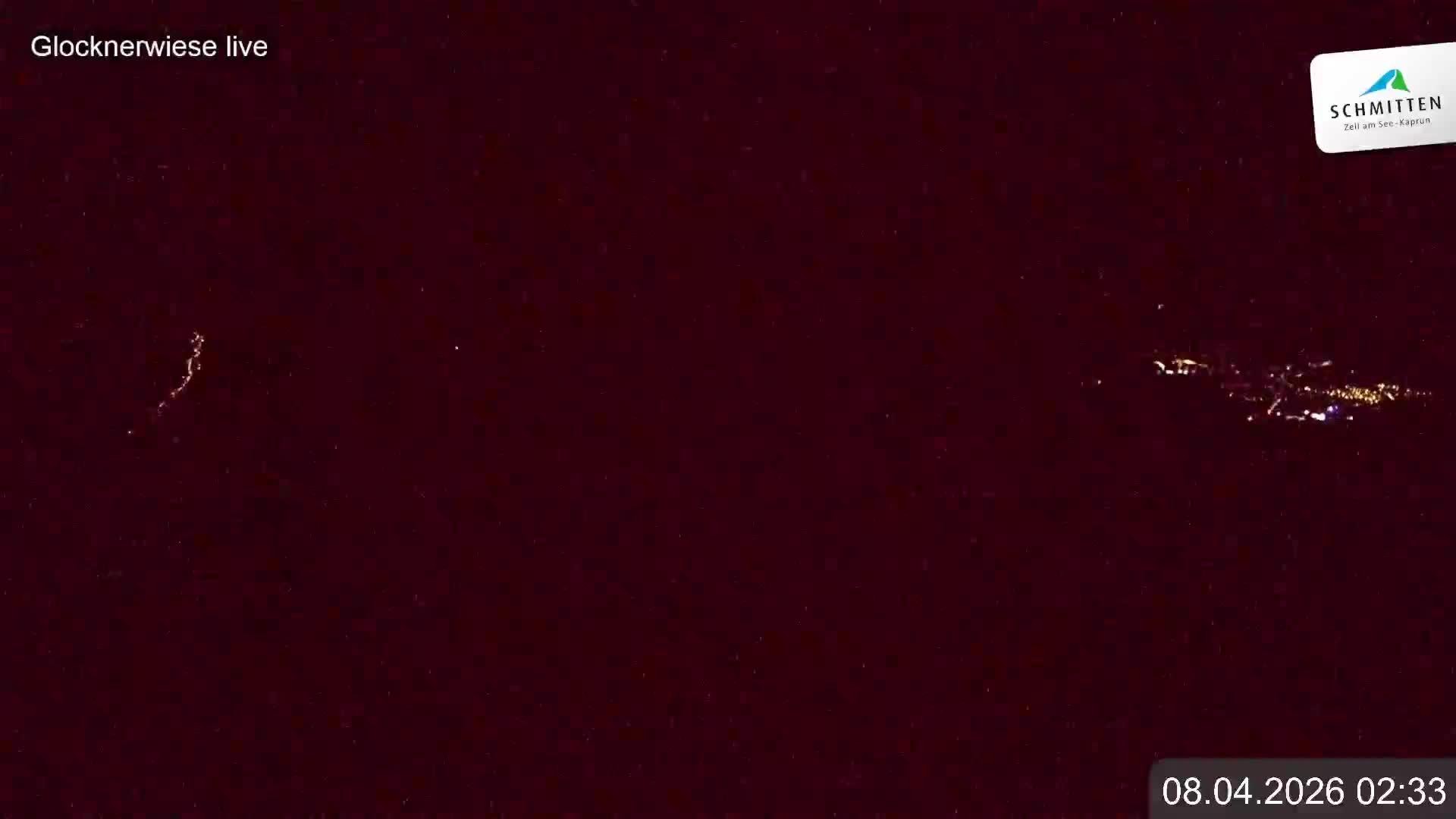 Archiv Foto Webcam Schmittenhöhe: Blick auf die Glocknerwiese