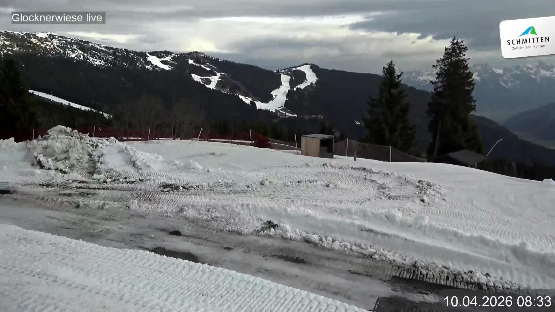 Archiv Foto Webcam Schmittenhöhe: Blick auf die Glocknerwiese