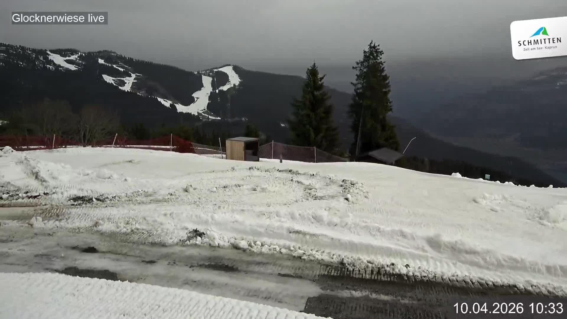 Archiv Foto Webcam Schmittenhöhe: Blick auf die Glocknerwiese