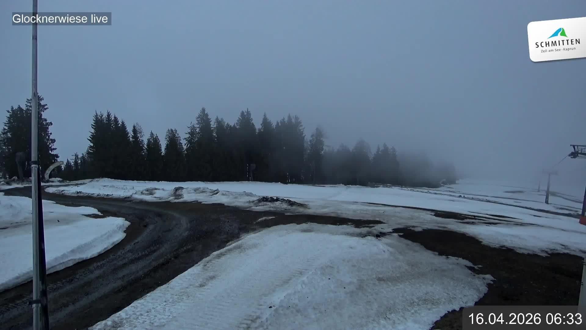 Archiv Foto Webcam Schmittenhöhe: Blick auf die Glocknerwiese