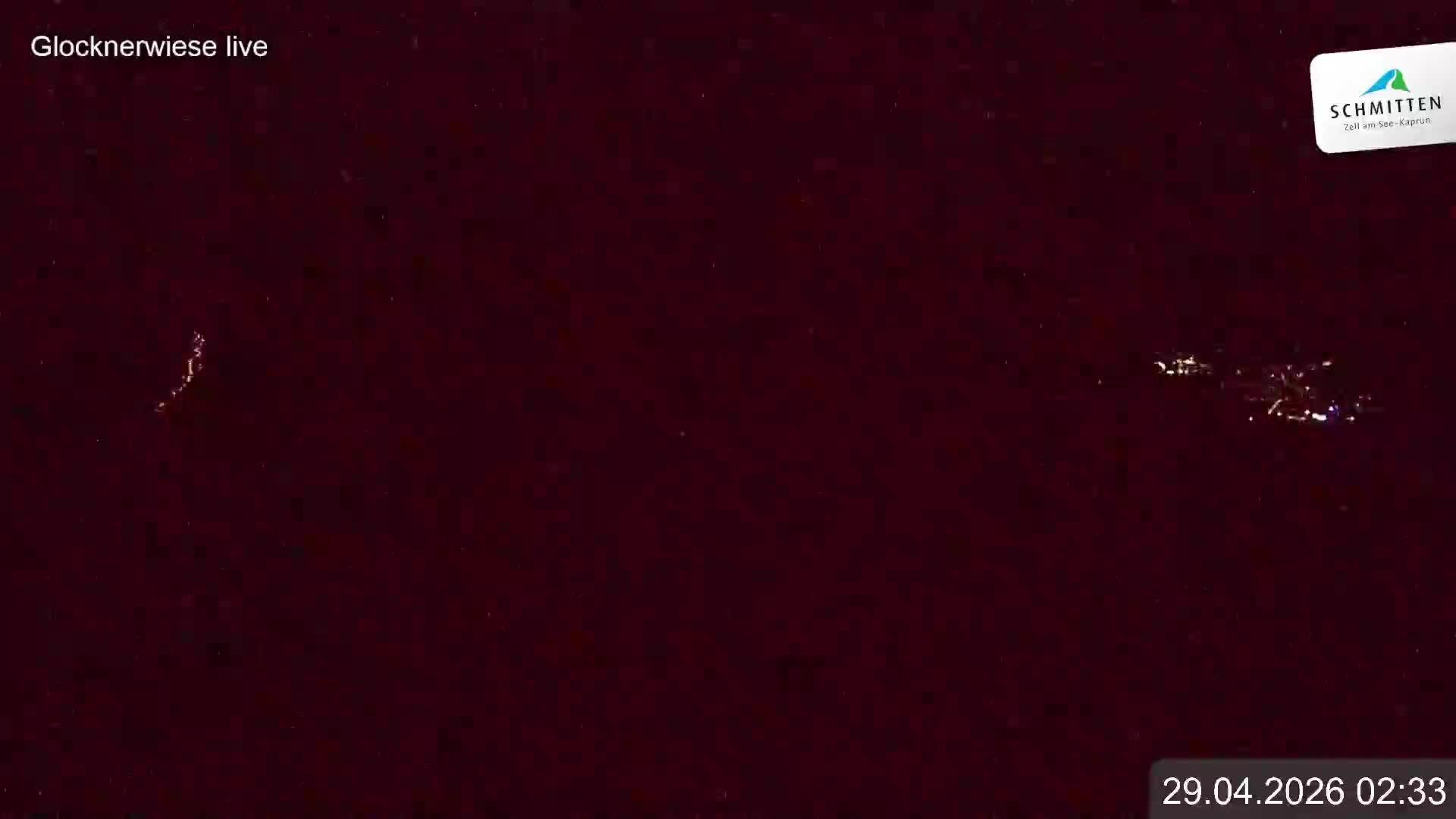 Archiv Foto Webcam Schmittenhöhe: Blick auf die Glocknerwiese