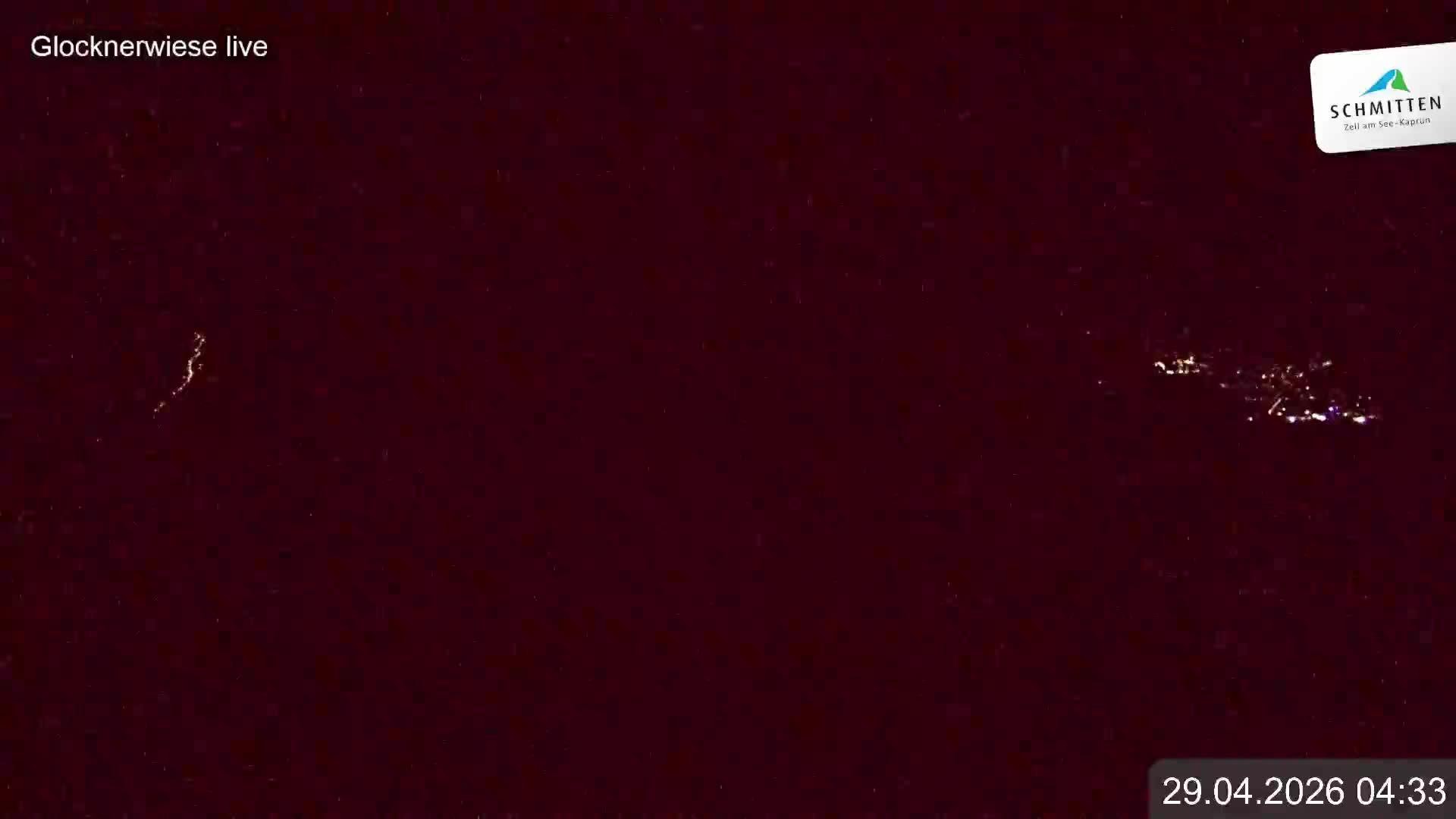 Archiv Foto Webcam Schmittenhöhe: Blick auf die Glocknerwiese