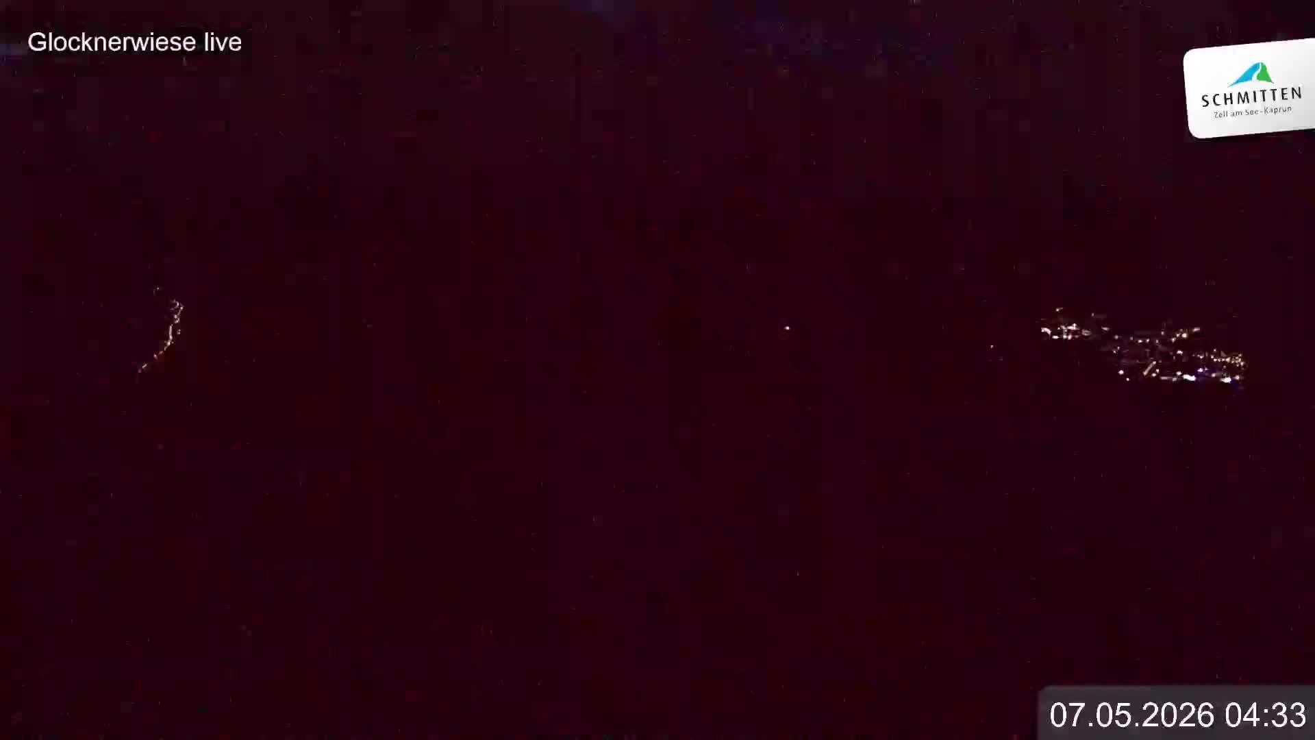 Archiv Foto Webcam Schmittenhöhe: Blick auf die Glocknerwiese