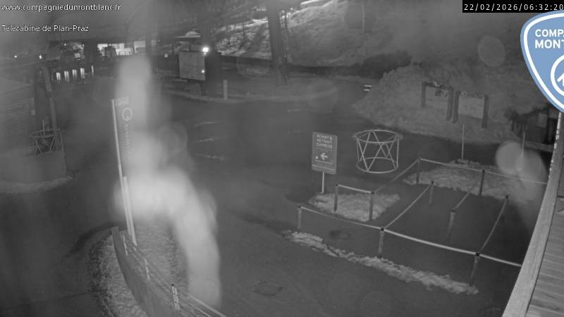 Archiv Foto Webcam Charmonix Talstation Plan Praz