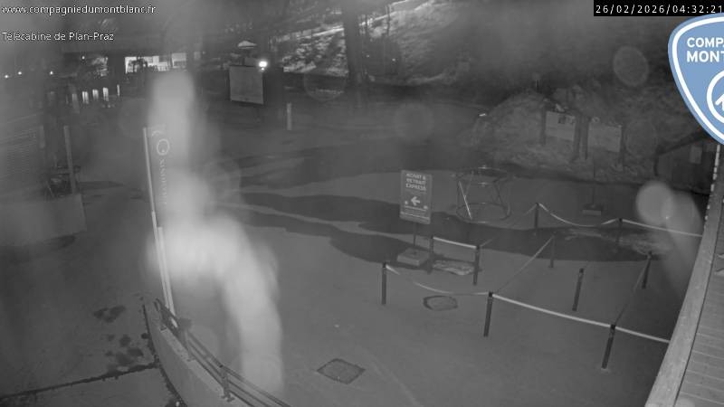 Archiv Foto Webcam Charmonix Talstation Plan Praz