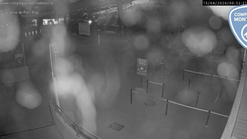 Archiv Foto Webcam Charmonix Talstation Plan Praz