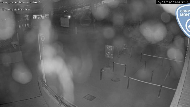 Archiv Foto Webcam Charmonix Talstation Plan Praz
