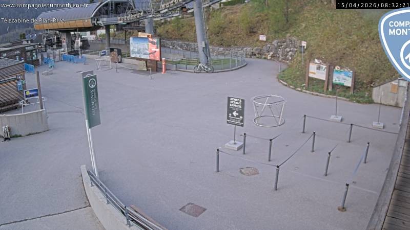 Archiv Foto Webcam Charmonix Talstation Plan Praz