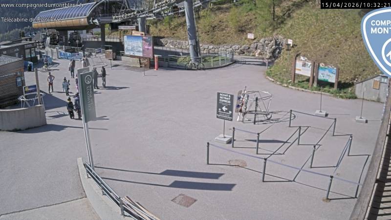 Archiv Foto Webcam Charmonix Talstation Plan Praz