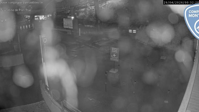 Archiv Foto Webcam Charmonix Talstation Plan Praz