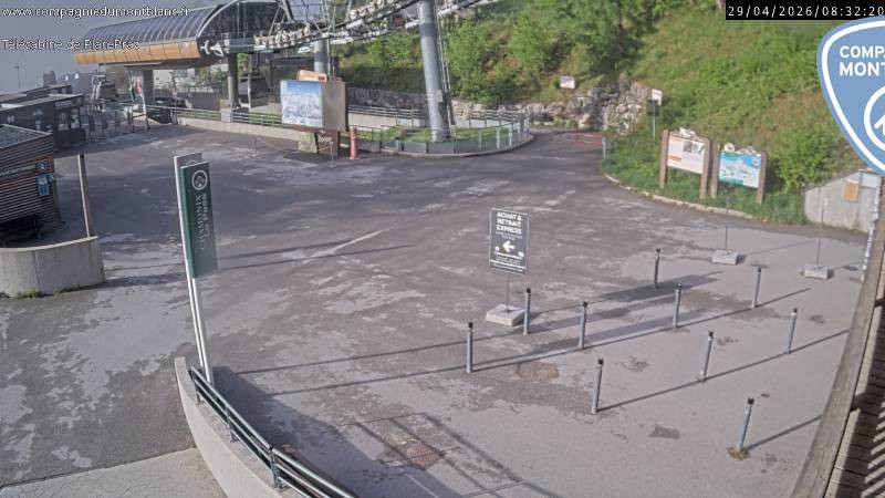 Archiv Foto Webcam Charmonix Talstation Plan Praz