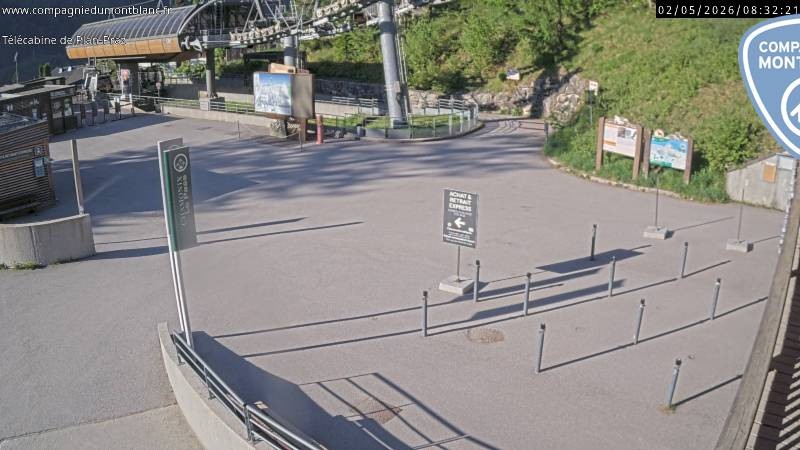 Archiv Foto Webcam Charmonix Talstation Plan Praz