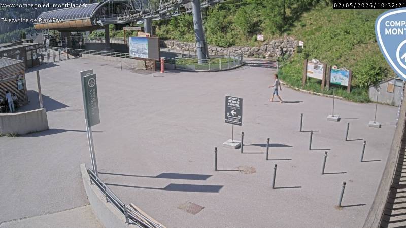 Archiv Foto Webcam Charmonix Talstation Plan Praz
