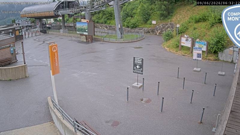 Archiv Foto Webcam Charmonix Talstation Plan Praz