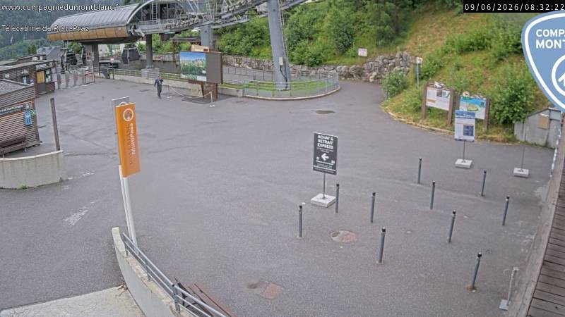 Archiv Foto Webcam Charmonix Talstation Plan Praz