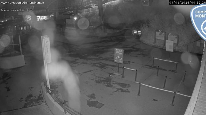 Archiv Foto Webcam Charmonix Talstation Plan Praz