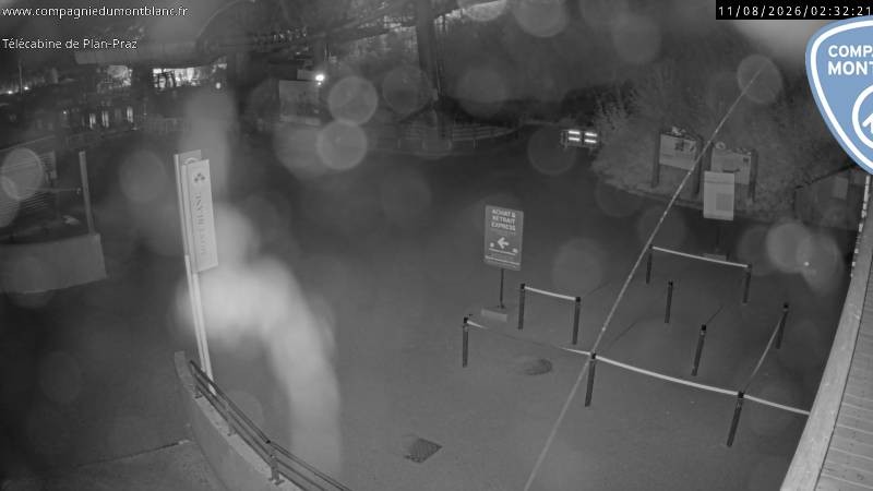 Archiv Foto Webcam Charmonix Talstation Plan Praz