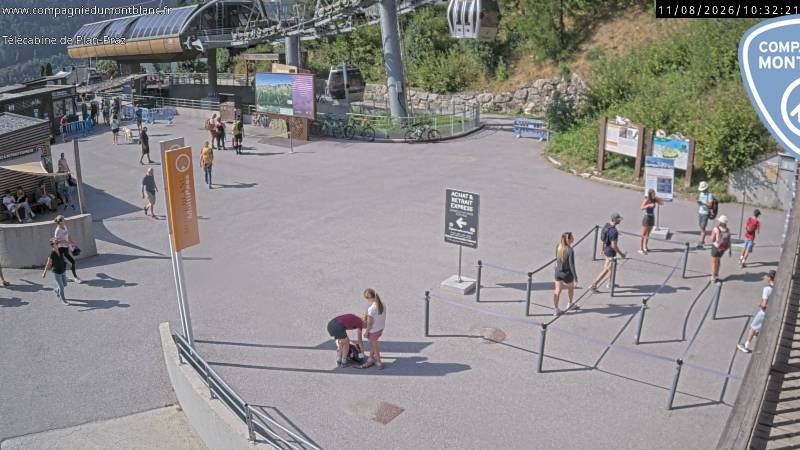 Archiv Foto Webcam Charmonix Talstation Plan Praz