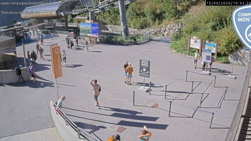 Archiv Foto Webcam Charmonix Talstation Plan Praz