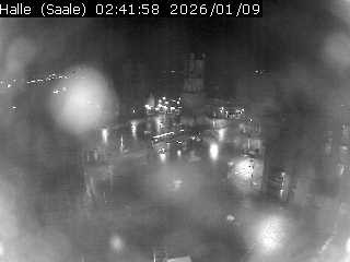 Archiv Foto Webcam Blick vom Ratshof auf den Marktplatz in Halle