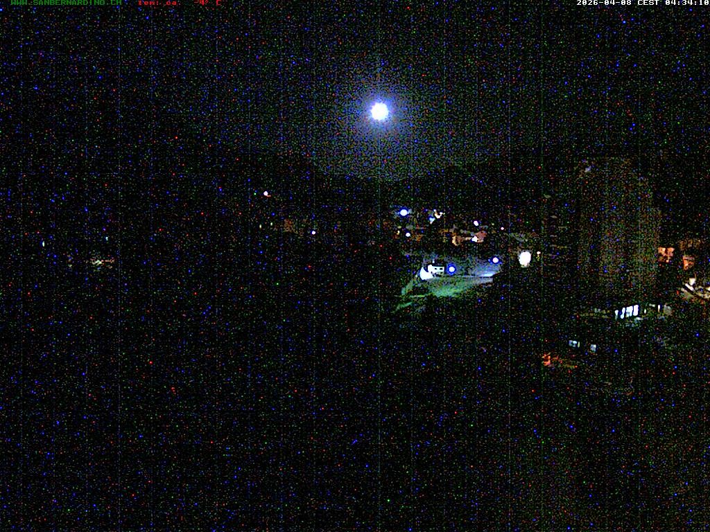 Archiv Foto Webcam Ortspanorama San Bernardino