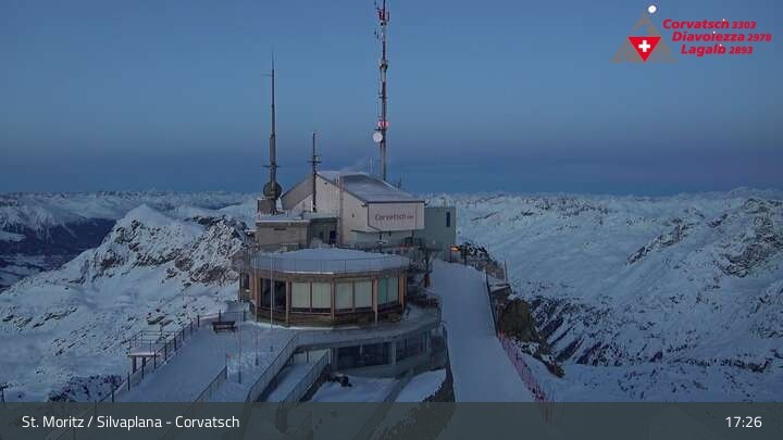 Archived image Webcam Corvatsch: View from Top Station