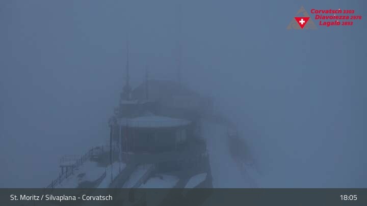 Archiv Foto Webcam Blick vom Corvatsch zum Silvaplanersee