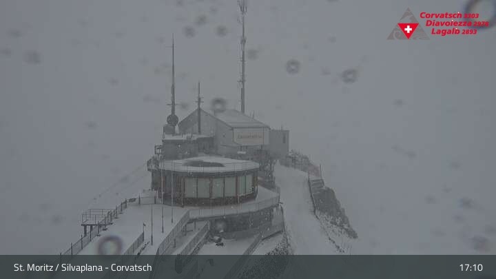 Archived image Webcam Corvatsch: View from Top Station