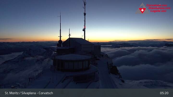 Archived image Webcam Corvatsch: View from Top Station
