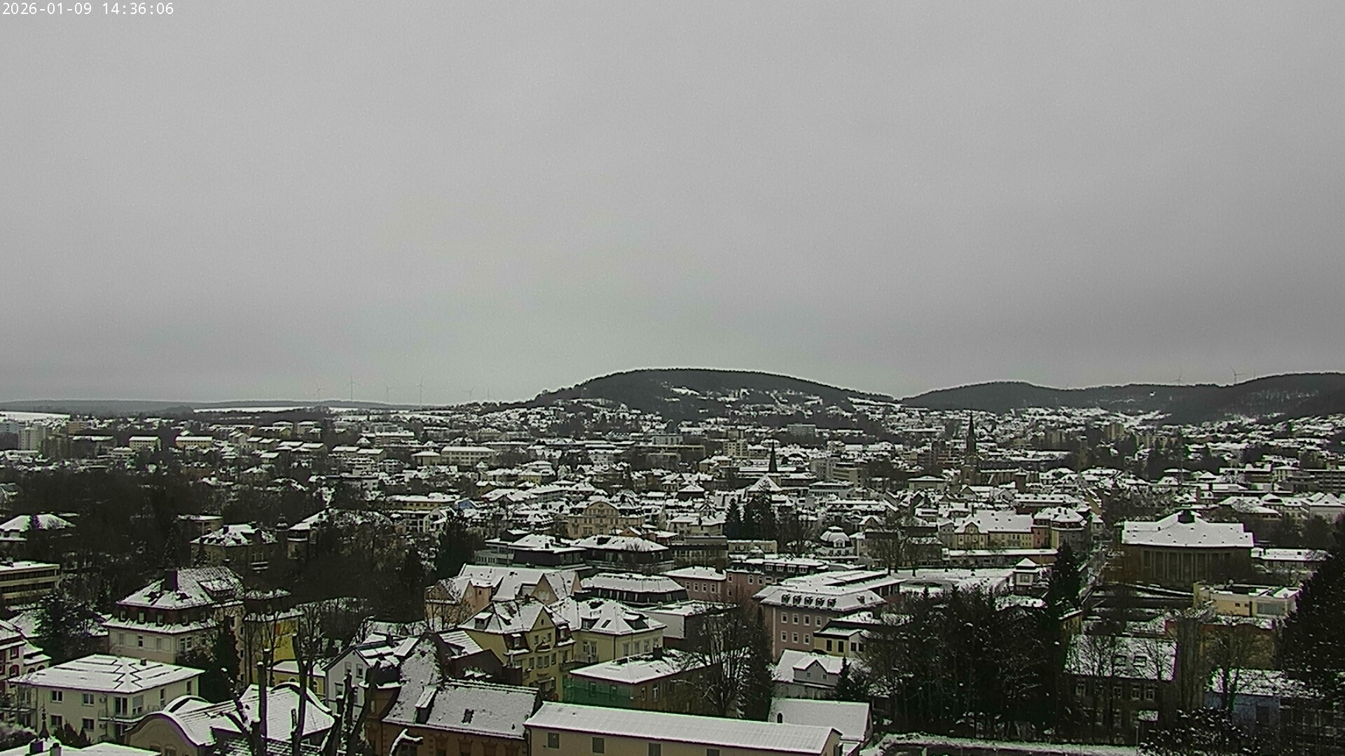 Archiv Foto Webcam Blick auf Bad Kissingen