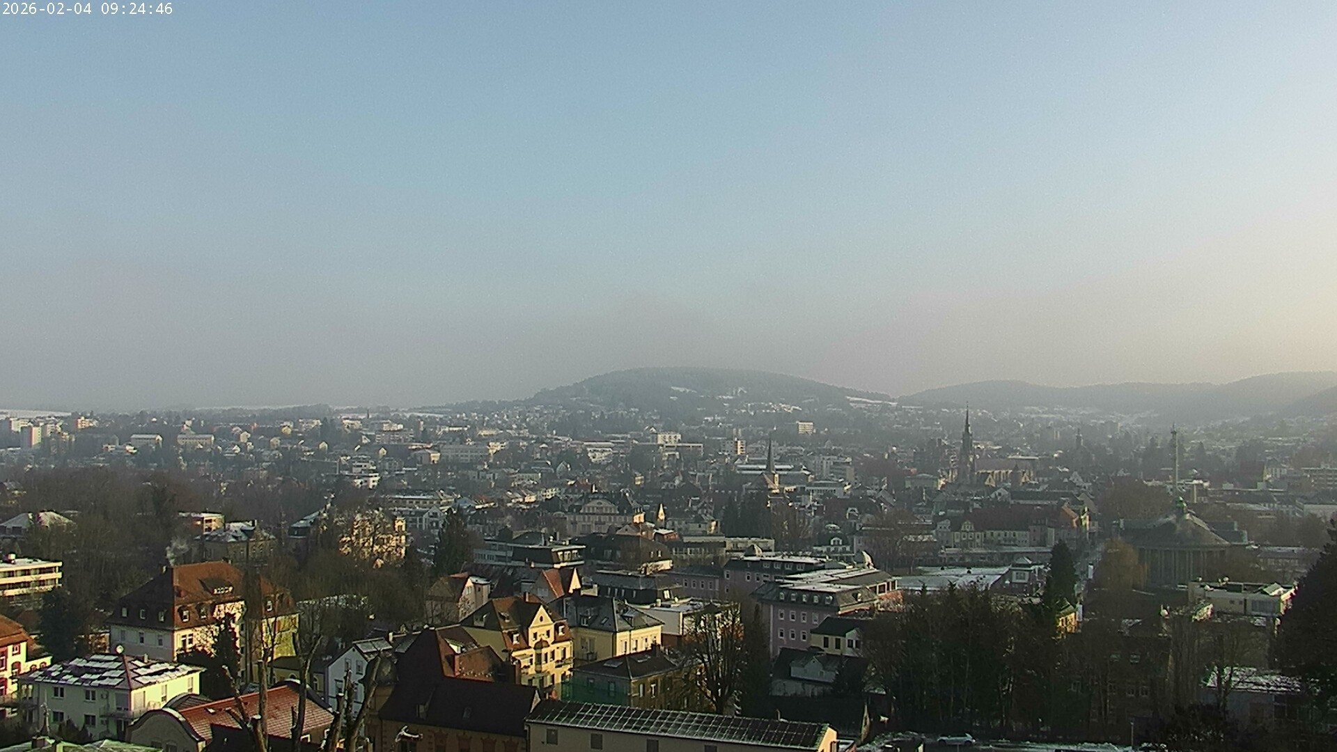 Archiv Foto Webcam Blick auf Bad Kissingen