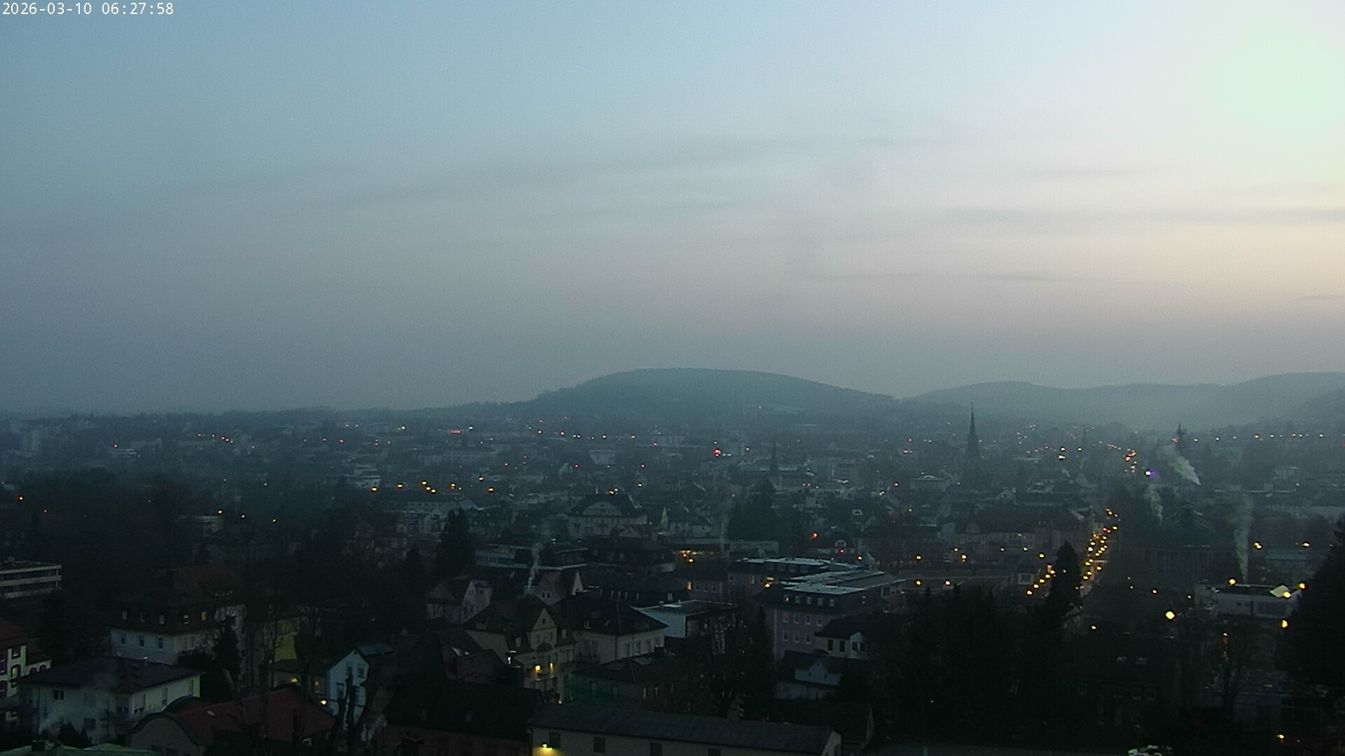 Archiv Foto Webcam Blick auf Bad Kissingen