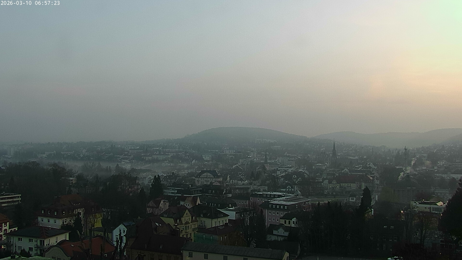 Archiv Foto Webcam Blick auf Bad Kissingen