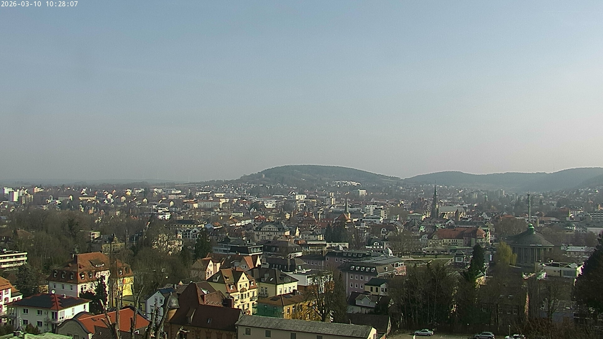 Archiv Foto Webcam Blick auf Bad Kissingen
