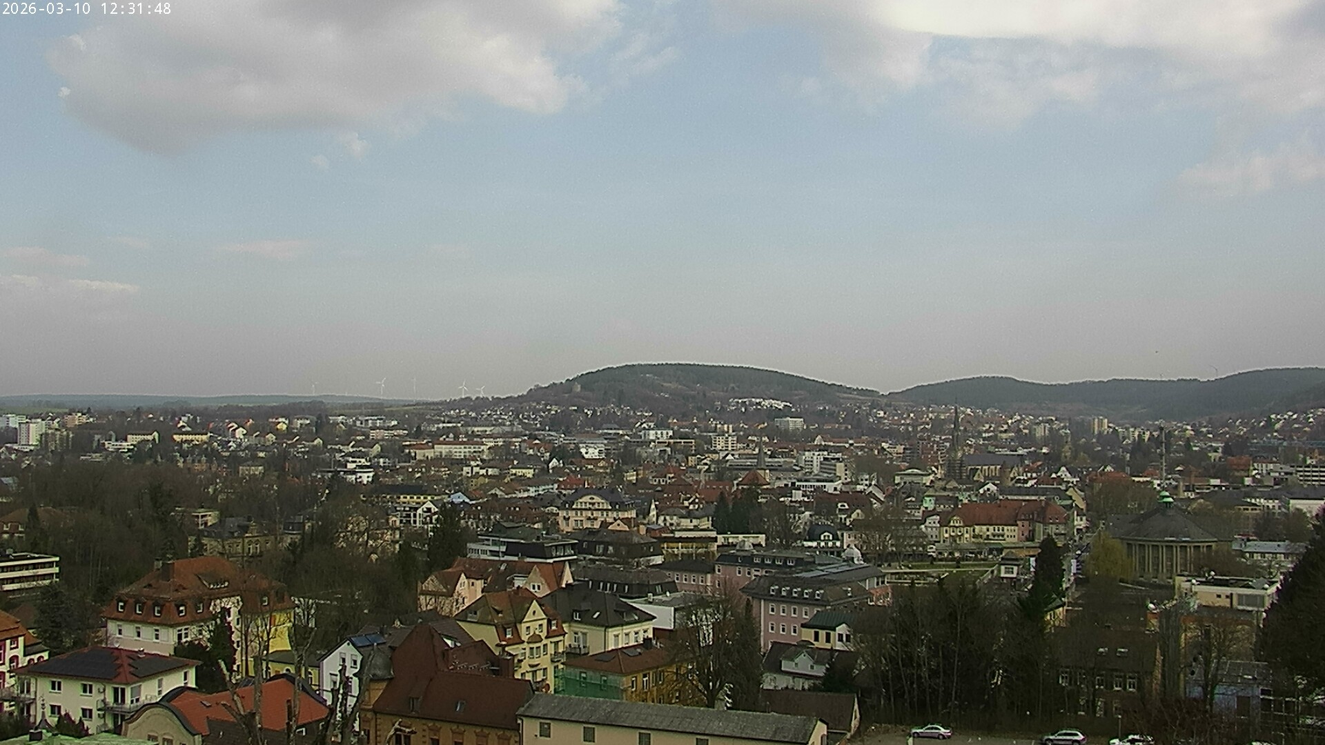 Archiv Foto Webcam Blick auf Bad Kissingen